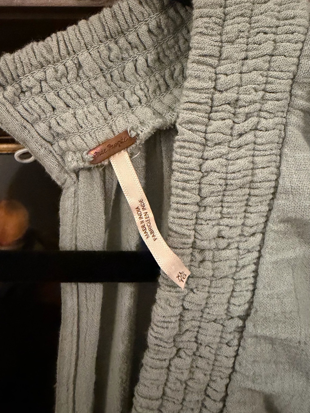 Free People Sage Green Mini Dress - Picture 2 of 3